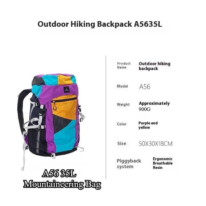 Lightweight Hiking Backpack – 27L & 35L Outdoor Camping & Travel Bag (Unisex)