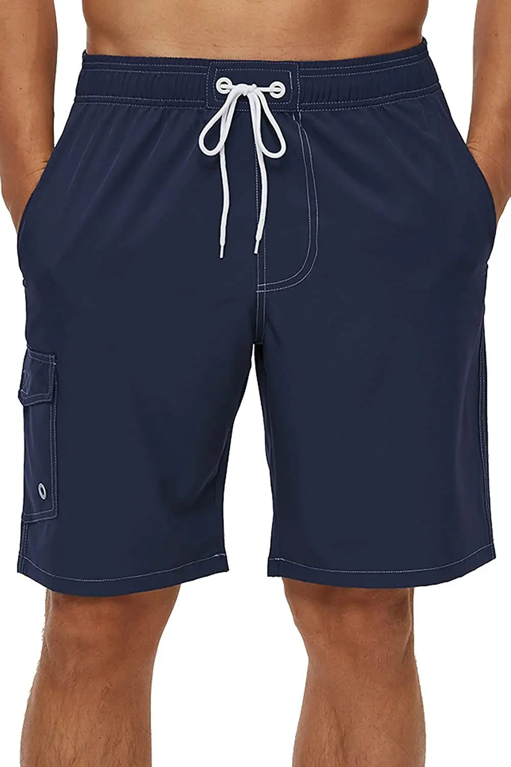 Men's Beach Board Shorts – Quick-Dry Swim Trunks with Mesh Lining