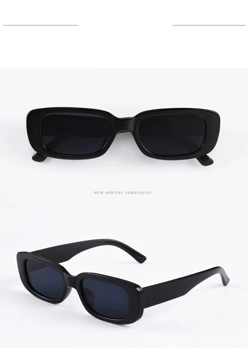 Retro Square Sunglasses – UV400 Gradient Lenses