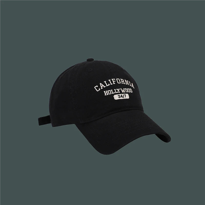 Retro Letter Embroidery Baseball Cap – Unisex Snapback Hat