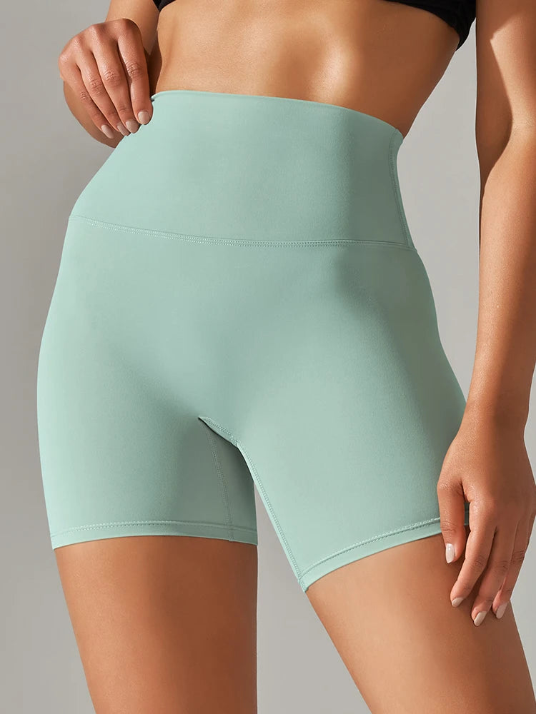 Women's High Waist Yoga Shorts | Squat-Proof Fitness & Gym Shorts