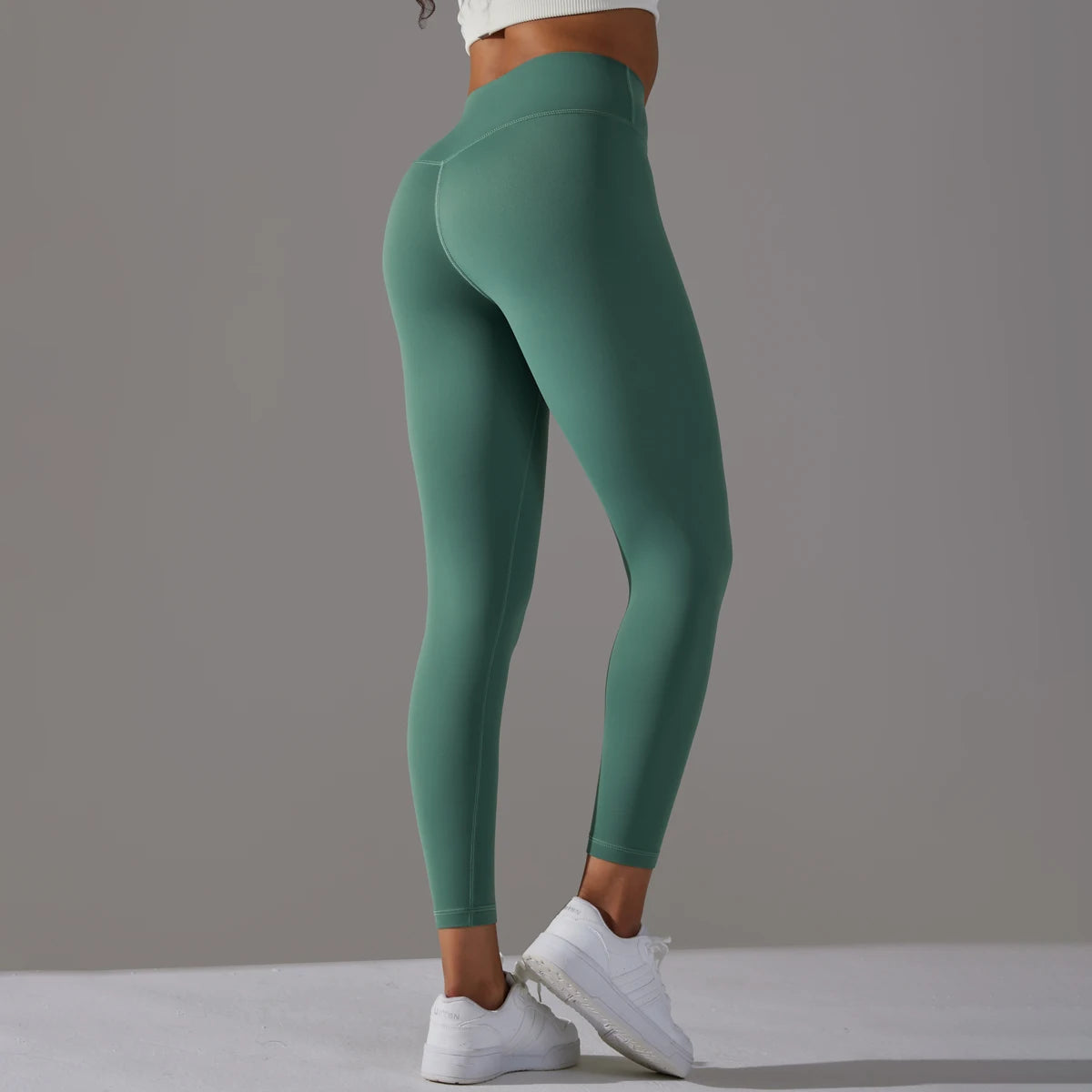 Women's High-Waist Seamless Leggings – Breathable Yoga, Running & Gym Pants (XS-XL, 30+ Colors)