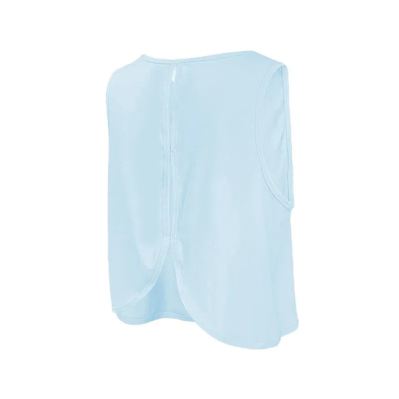 Women's Quick-Dry Cutout Back Tank Top – Breathable Sports Vest