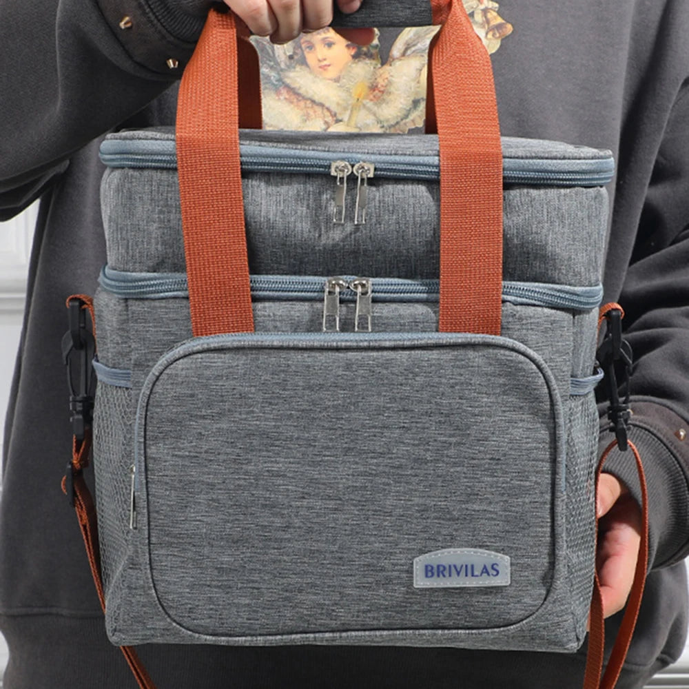 Insulated Lunch Bag – Crossbody Thermal Tote for Work, School & Daily Use