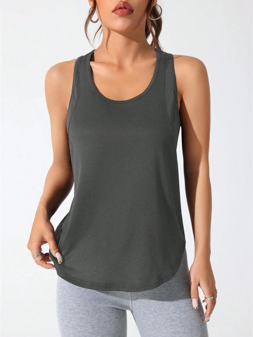 Women's Stitched Letters Quick-Dry Sports Vest