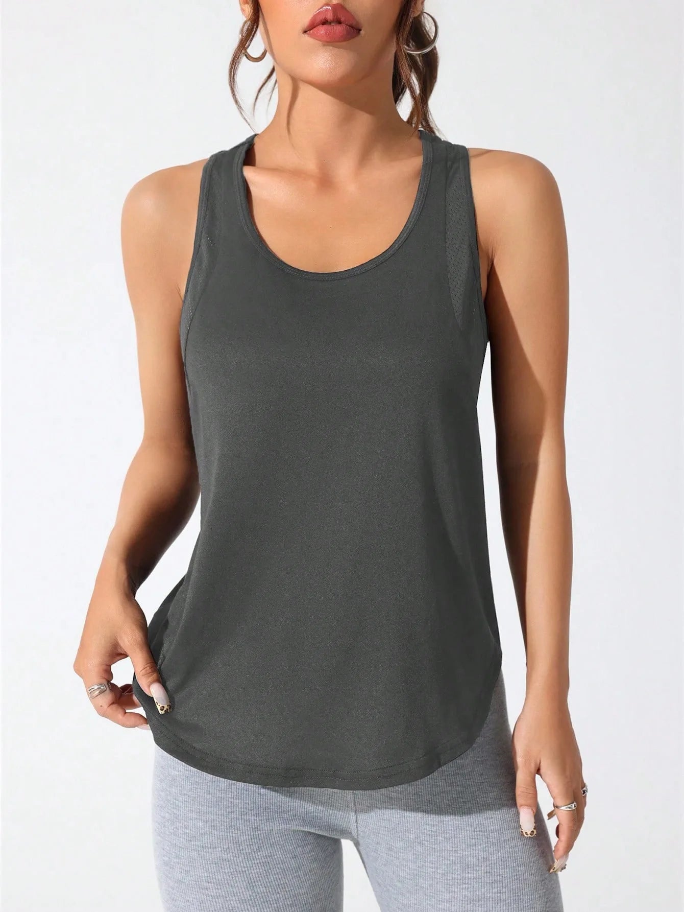 Women's Stitched Letters Quick-Dry Sports Vest