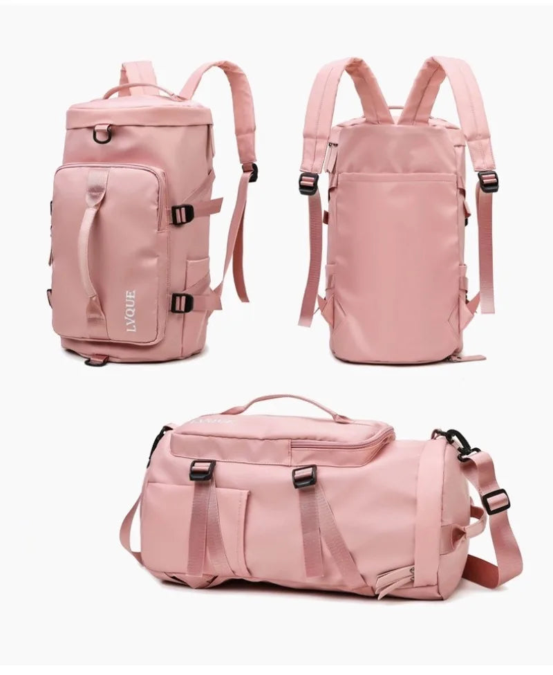 Large Capacity Travel Backpack – Waterproof Sports & Gym Duffel Bag