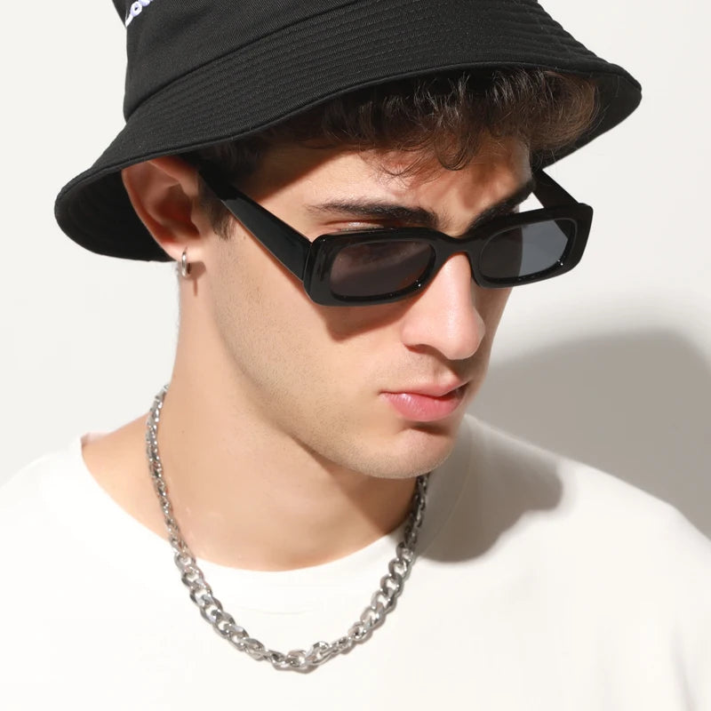 Retro Square Sunglasses – UV400 Gradient Lenses