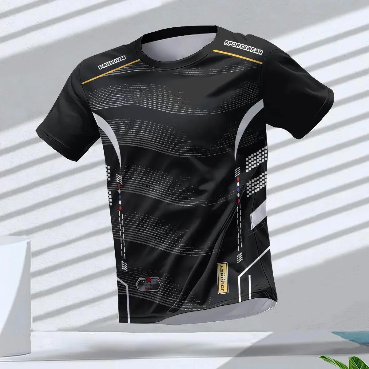 Men's 3D Print Sport T-Shirt | Quick-Dry Breathable Gym & Running Tee