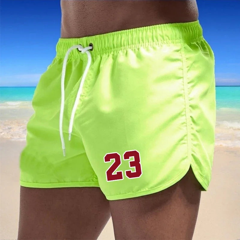 Men's Quick-Dry Beach Shorts – Breathable Swim Trunks with Pockets