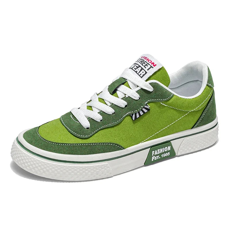 Unisex Canvas Sneakers – Colorful Anti-Slip Casual Shoes for Couples | Sizes 39–46