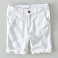 Men's 100% Linen Beach Shorts – Casual Summer Shorts