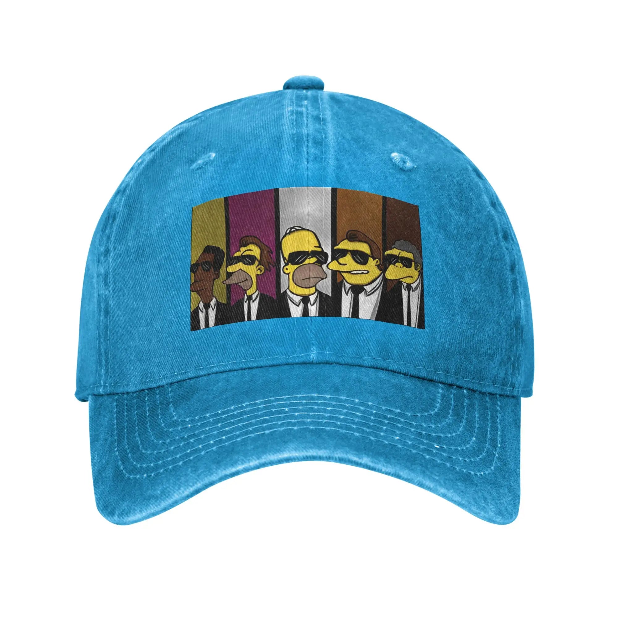 Cartoon Print Snapback Baseball Cap – Unisex Casual Outdoor Hat for Teens & Adults