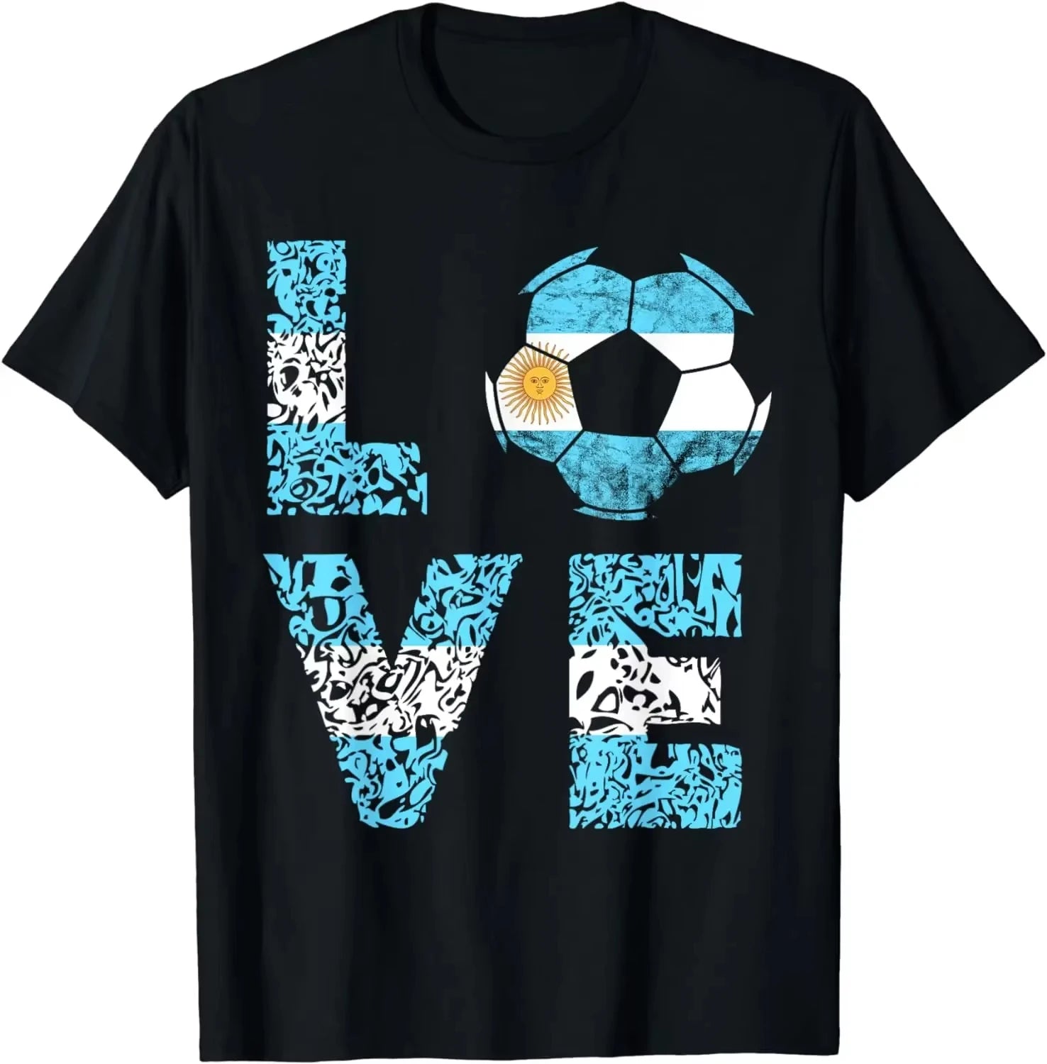 Argentina Soccer T-Shirt | Football Fan Graphic Tee | Argentinian Roots Gift