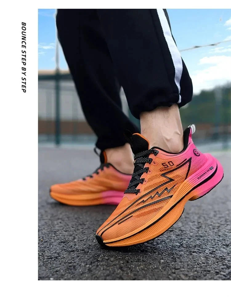 Carbon Plate Running Shoes – Lightweight, Breathable & Anti-Slip | Unisex