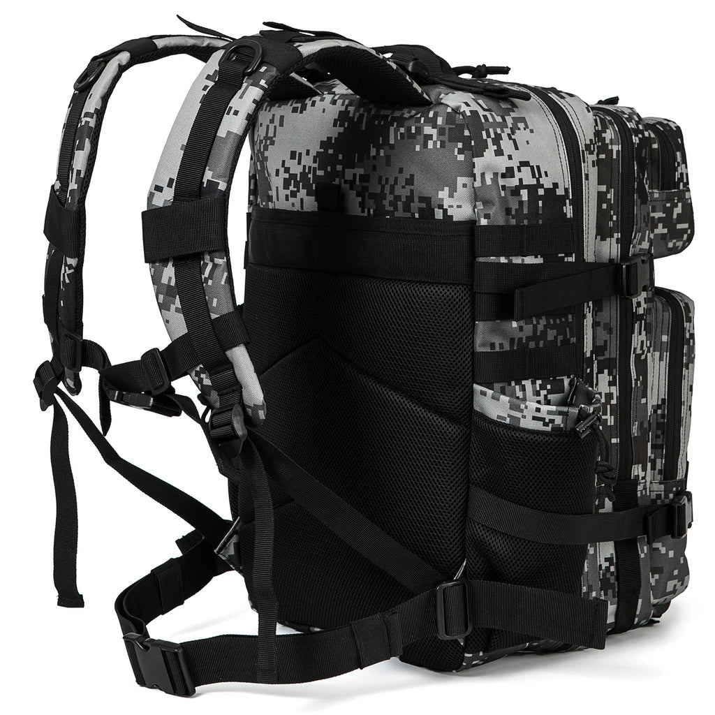 45L Tactical Backpack with Dual Cup Holders – Hunting, Hiking & Camping Rucksack