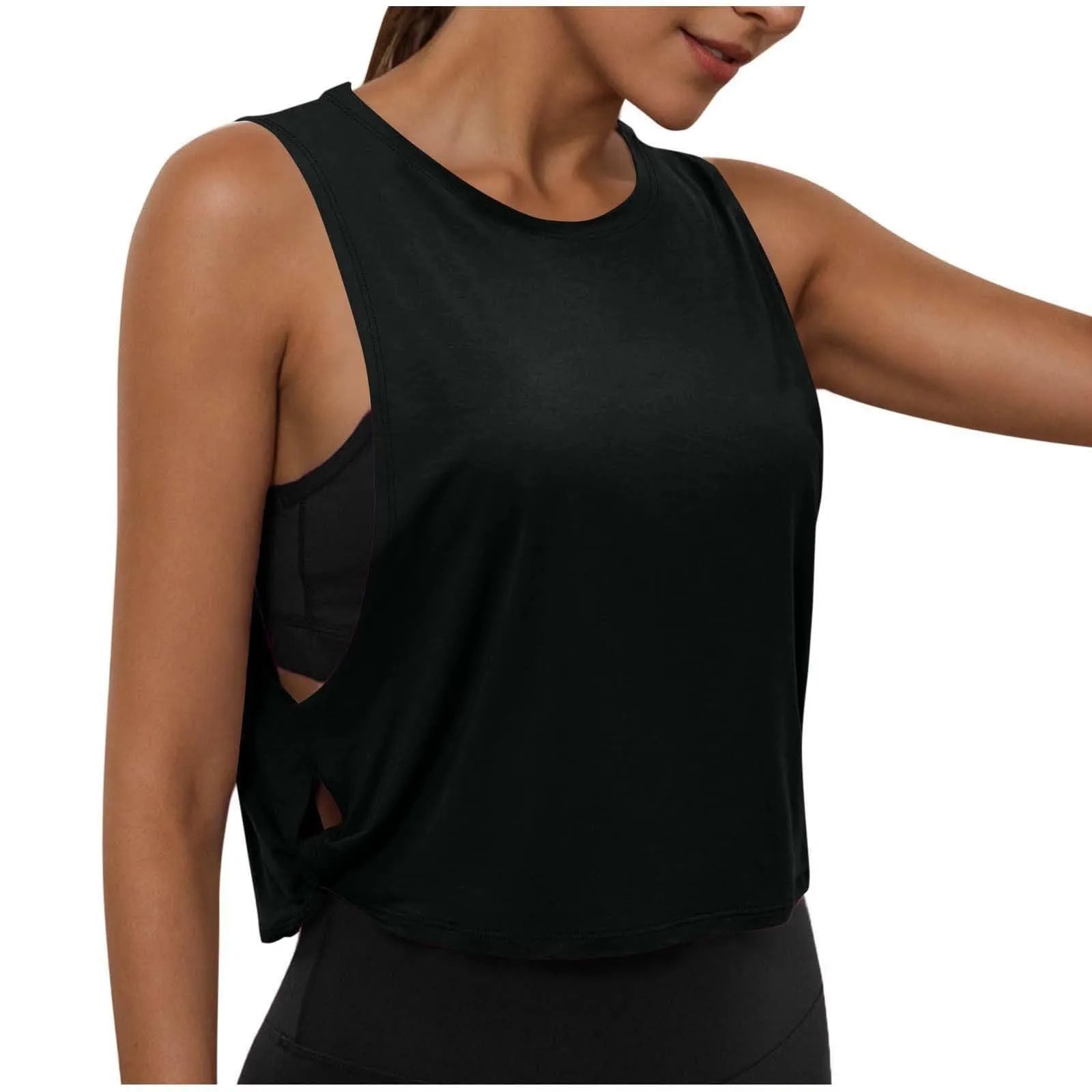 Women's Sleeveless Yoga Tank Top – Breathable Athletic Vest