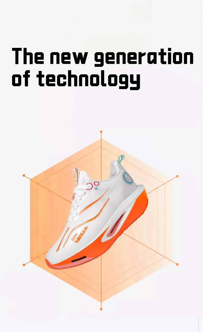 Professional Carbon Plate Running Shoes – Breathable, Cushioned & Non-Slip | Unisex