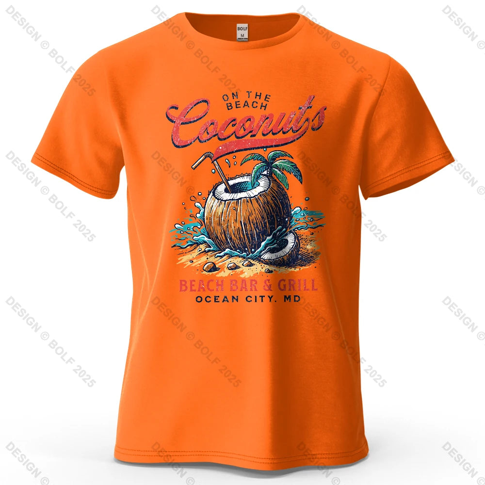 Vintage Graphic T-Shirt – 100% Cotton Drop-Shoulder Tee for Men