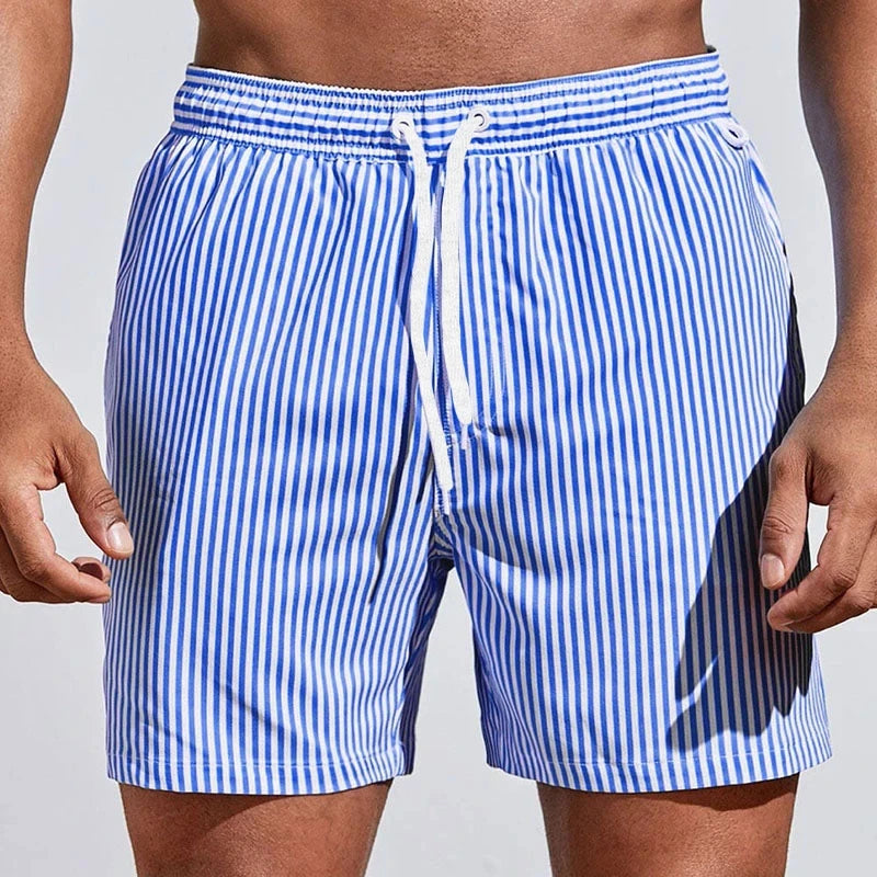 Men's Quick-Dry Board Shorts – Beach & Surf Swim Trunks with Pocket