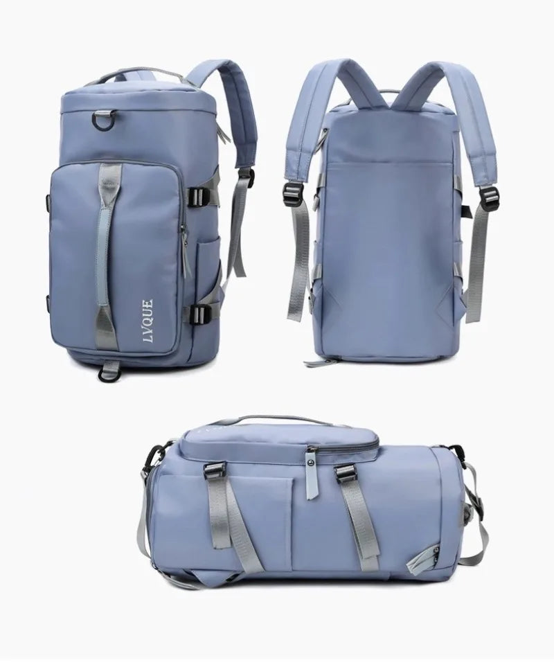 Large Capacity Travel Backpack – Waterproof Sports & Gym Duffel Bag
