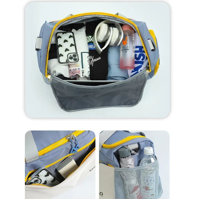 Large Capacity Sports Gym Backpack – Waterproof Training Bag for Men & Women