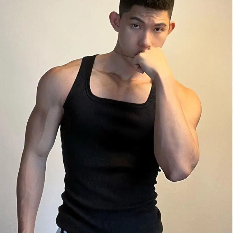 Men's Slimming Compression Vest – Body Shaper Tank Top for Tummy Control, Posture & Gym (M-XXL, 9 Colors)