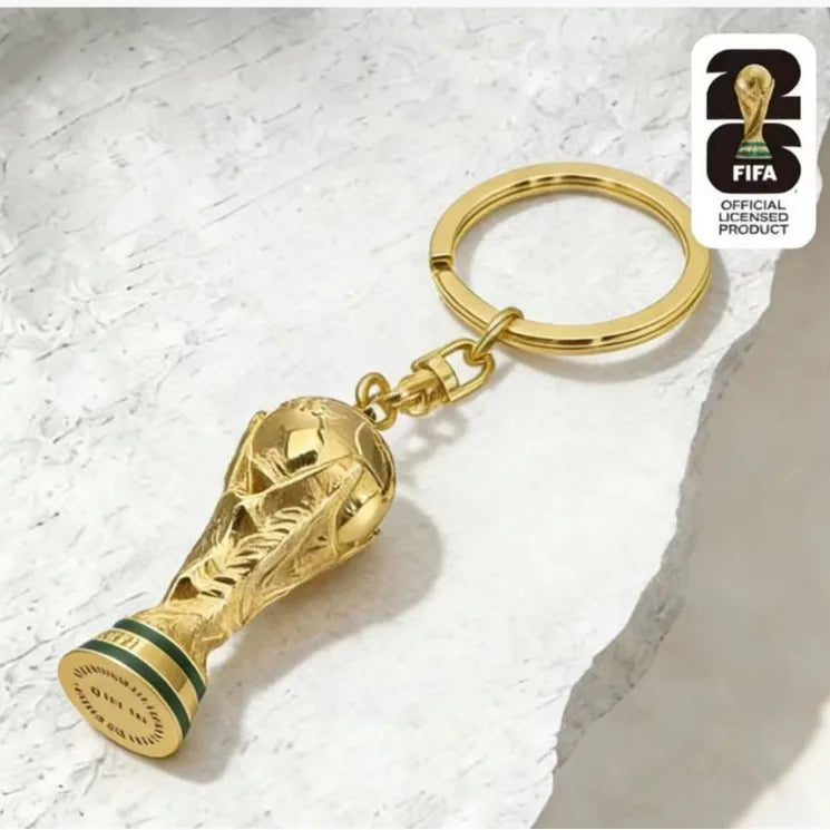 2026 FIFA World Cup Enamel Metal Keychain – UV Print Soccer Fan Souvenir