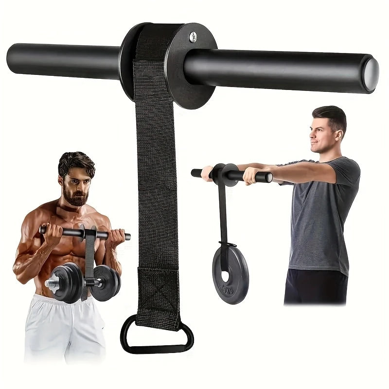 Cast Iron Wrist & Forearm Strengthener Bar – Grip Training Stick for Strength & Rehabilitation