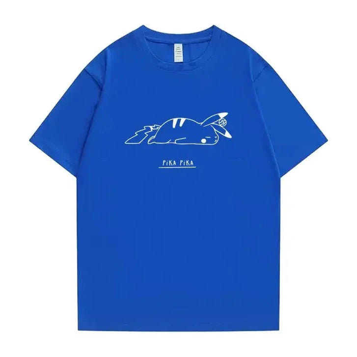 Pikachu Graphic T-Shirt – Anime Cotton Tee