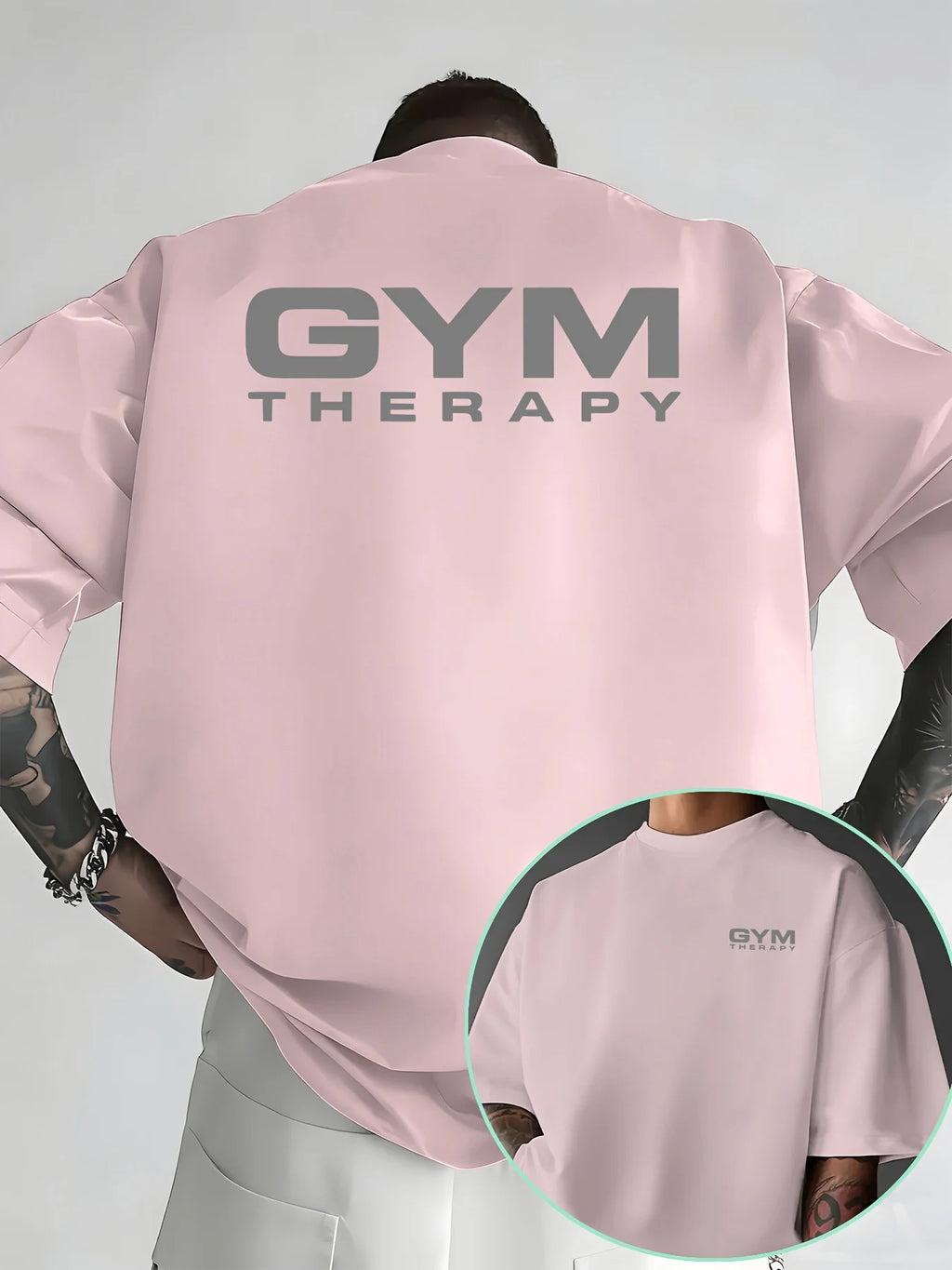 Gym Therapy Minimalist Print T-Shirt | 100% Cotton Men's Tee