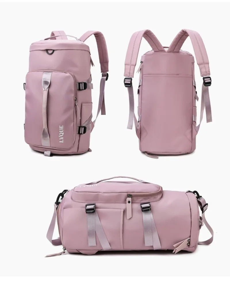 Large Capacity Travel Backpack – Waterproof Sports & Gym Duffel Bag
