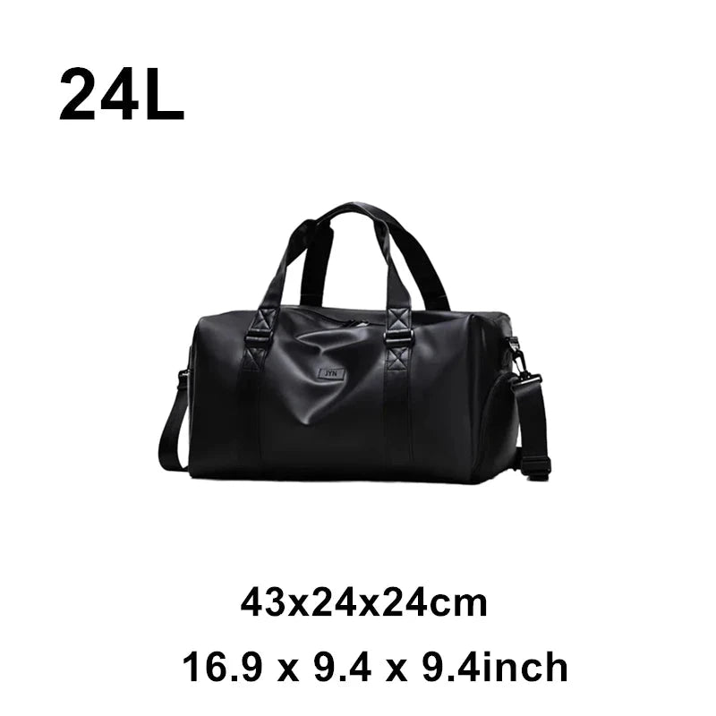 Waterproof Sport Duffel Bag with Shoe Compartment & Wet/Dry Separation