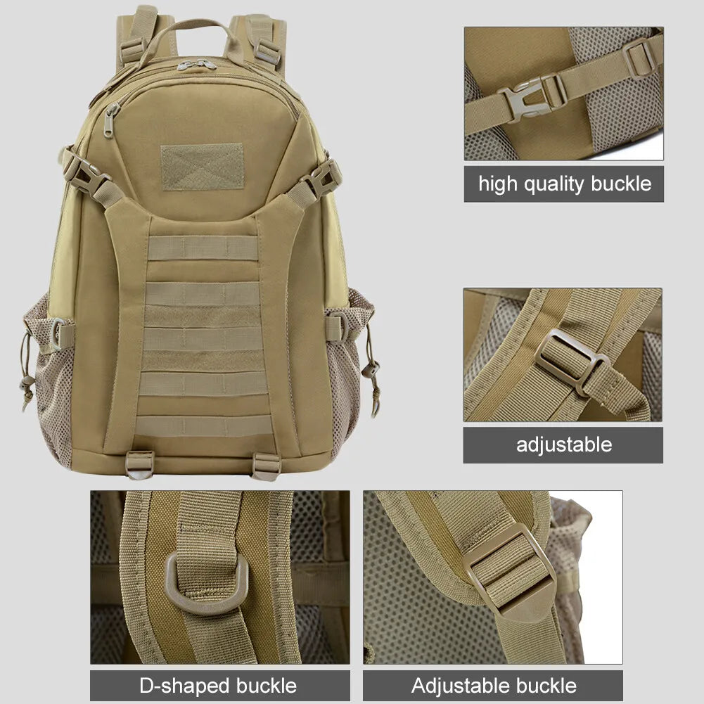 Tactical Hiking Backpack – Waterproof Military Rucksack for Camping, Travel & Outdoor Adventures