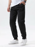Men's Fleece Jogger Sweatpants – Casual Elastic Waist Gym Pants