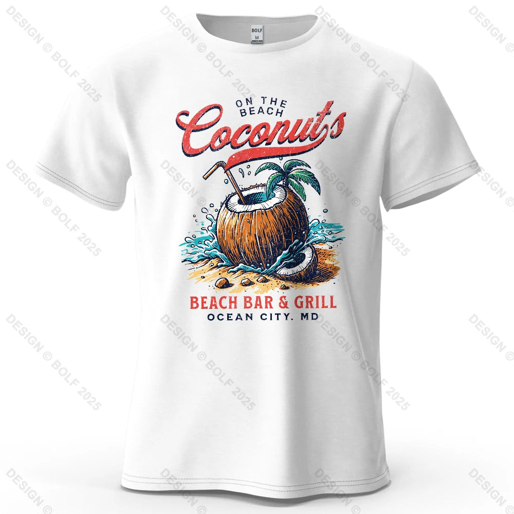Vintage Graphic T-Shirt – 100% Cotton Drop-Shoulder Tee for Men