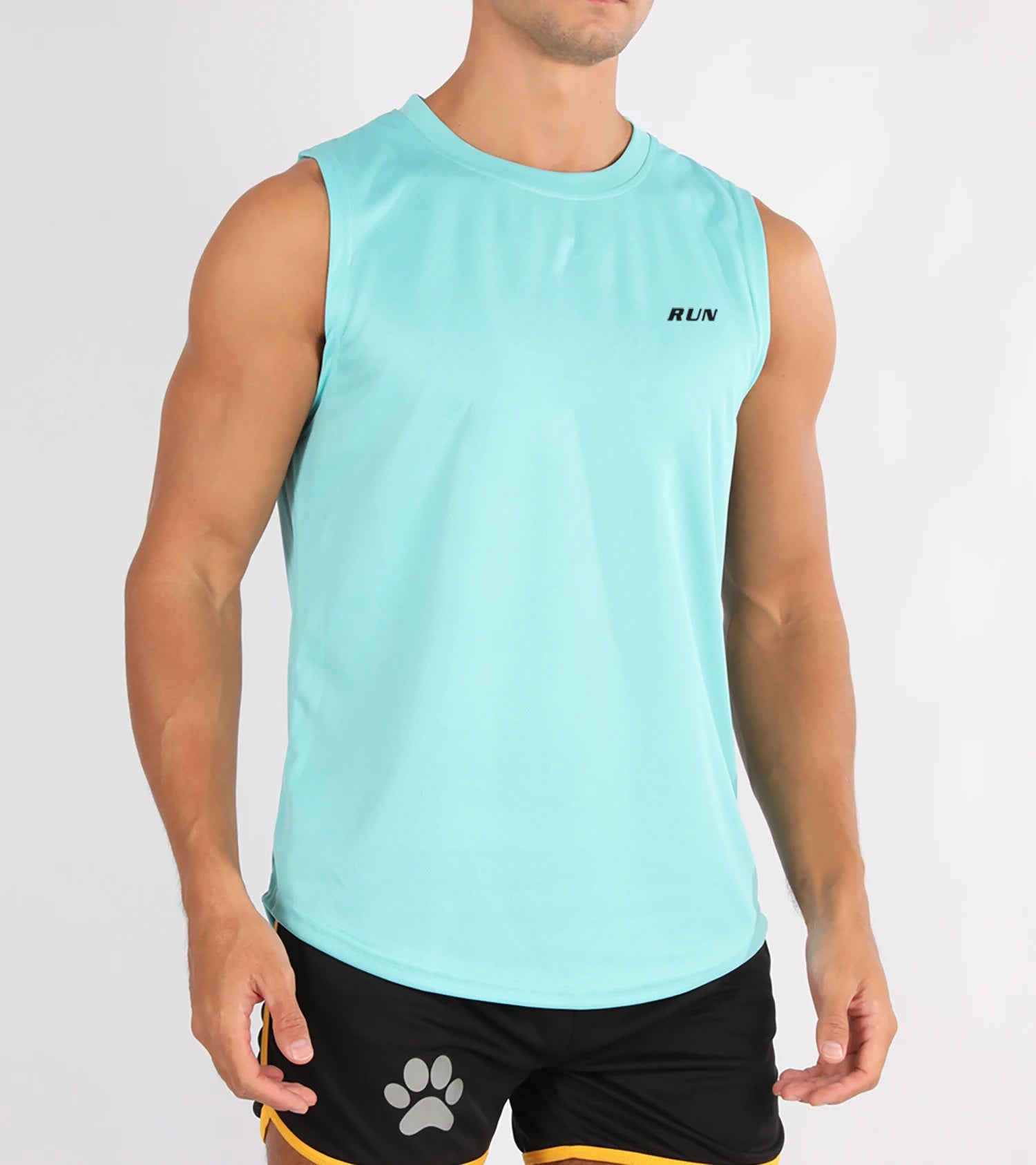 Men's Sleeveless Athletic Tank Top – Loose Fit Gym & Basketball Vest