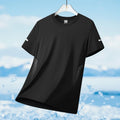 Men's Ice Silk Running T-Shirt – Quick-Dry Breathable Sports Tee (M–5XL)