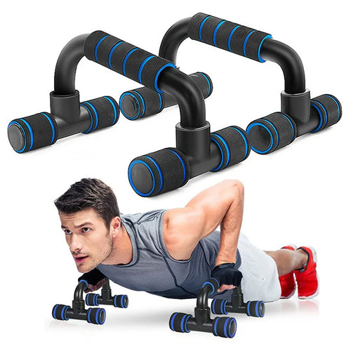 H-Shape Push Up Bars – Non-Slip Foam Handle Stands for Chest, Arms & Core Training | 100kg Capacity