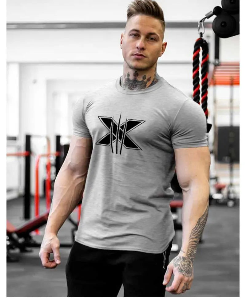 Men's Graphic Streetwear T-Shirt | Short Sleeve Workout & Casual Tee