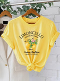 Women's Graphic T-Shirt – Limoncello Amalfi Coast Summer Tee