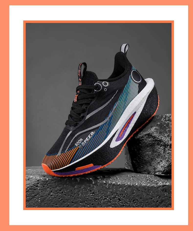 Professional Carbon Plate Running Shoes – Breathable, Cushioned & Non-Slip | Unisex