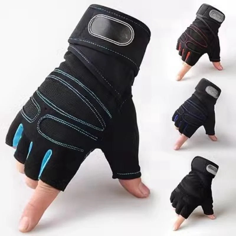 Half-Finger Workout Gloves for Men & Women | Gym, Cycling & Weight Lifting
