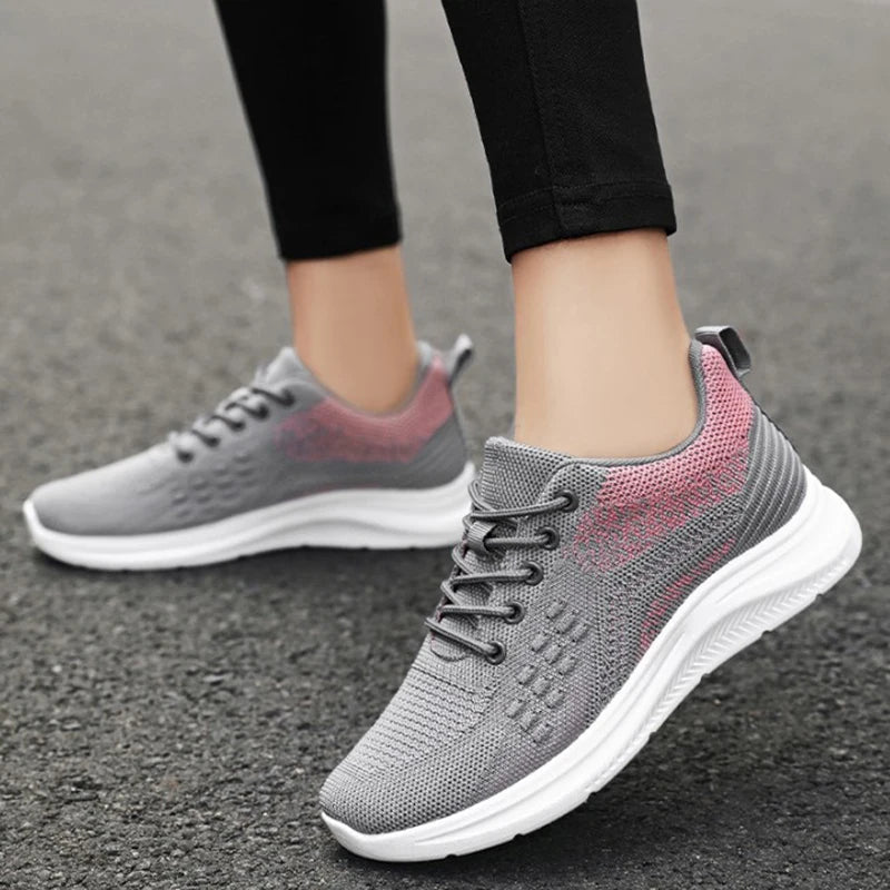 Women's Lightweight Breathable Sneakers – Casual Walking Shoes for Gym, Travel & Everyday Wear