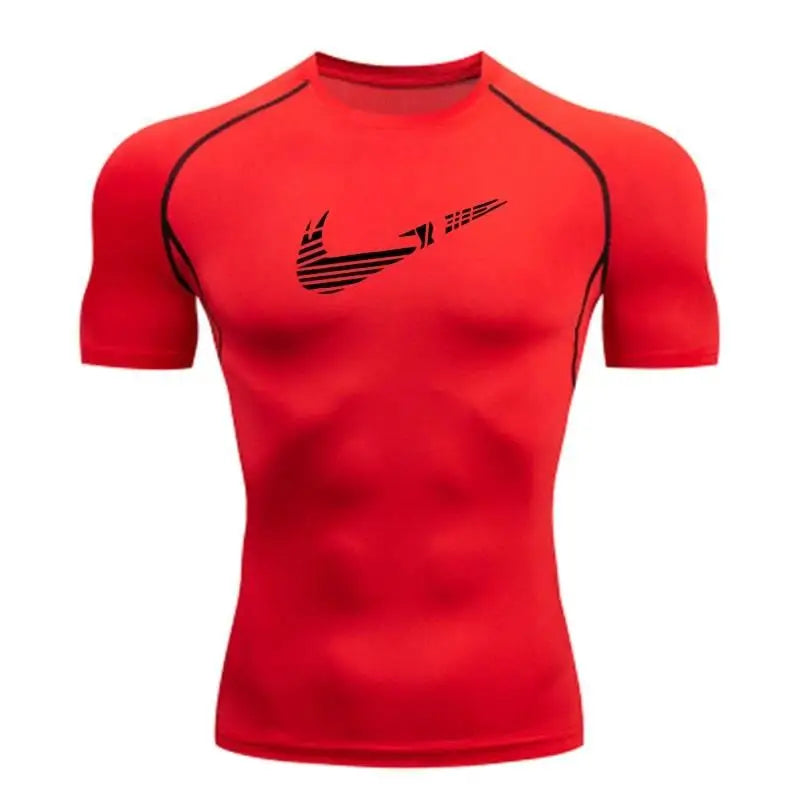 Men's Quick-Dry Compression Shirt – Rash Guard for Gym, Running & Water Sports