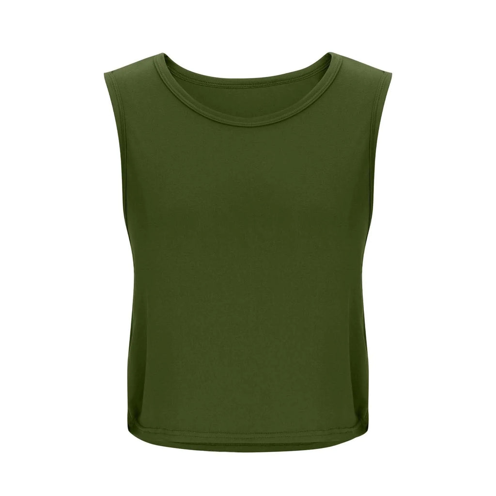 Women's Sleeveless Yoga Tank Top – Breathable Athletic Vest