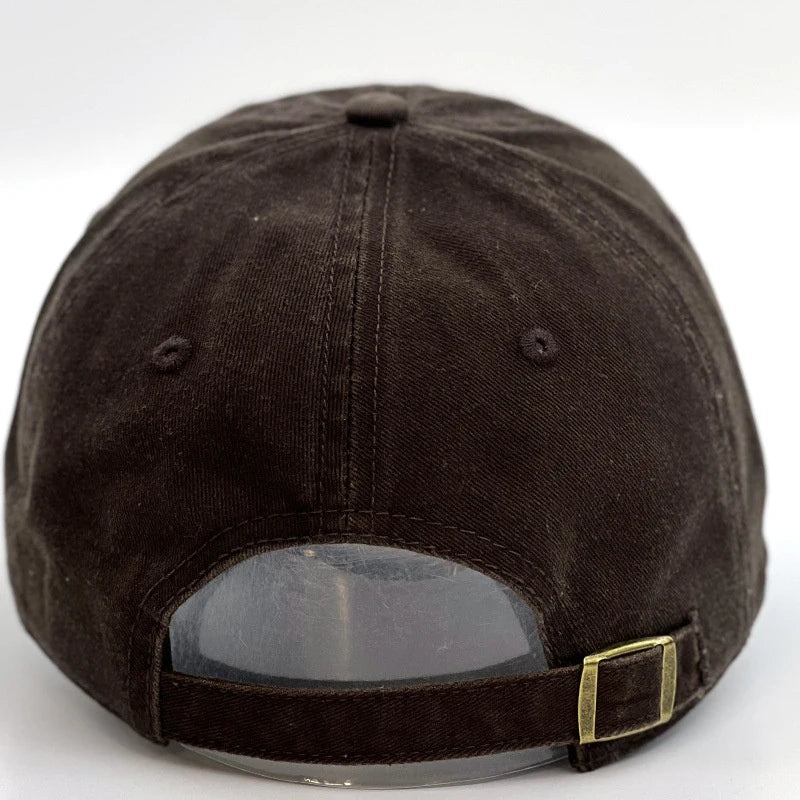 Retro Letter Embroidery Baseball Cap – Unisex Snapback Hat