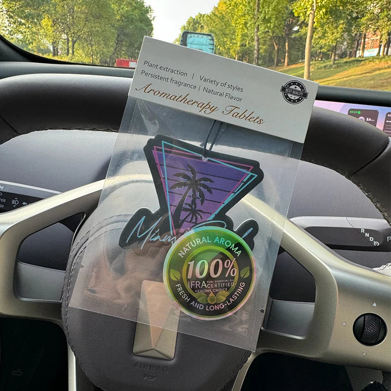 Sea Breeze Car Air Freshener – Lavender Scent Hanging Ornament for Car & Wardrobe