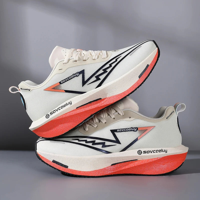 Carbon Plate Running Shoes – Breathable & Shock-Absorbing | Unisex Couple Matching