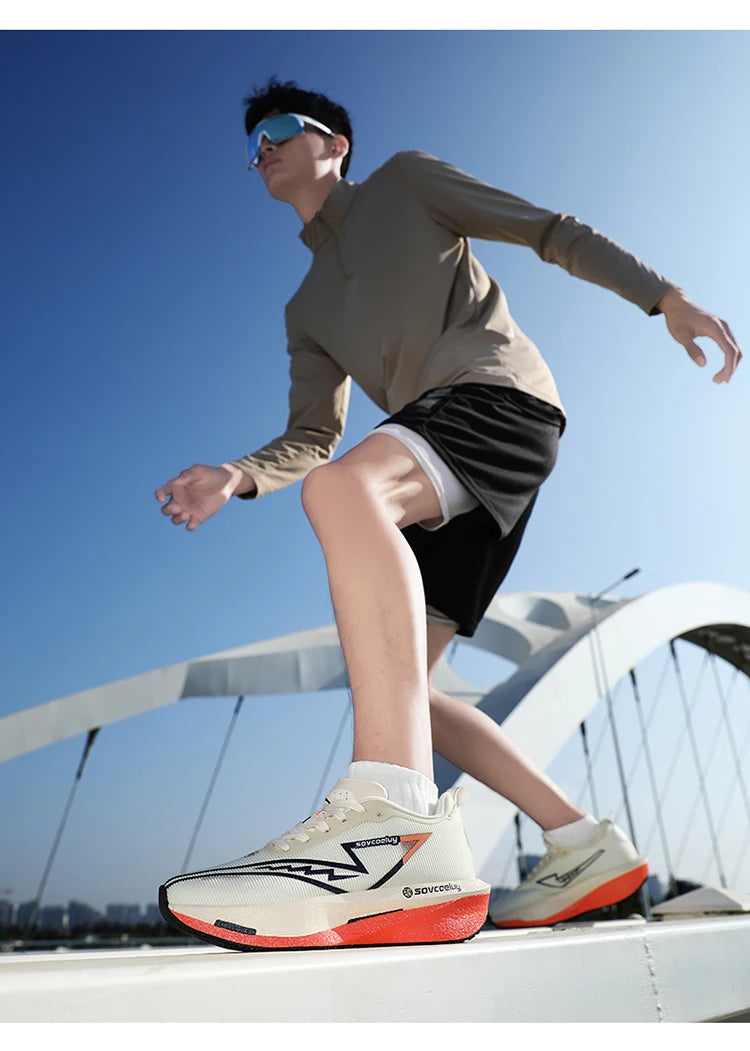 Carbon Plate Running Shoes – Breathable, Lightweight & Cushioned | Unisex Daily Fitness